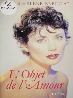 cover image of L'objet de l'amour